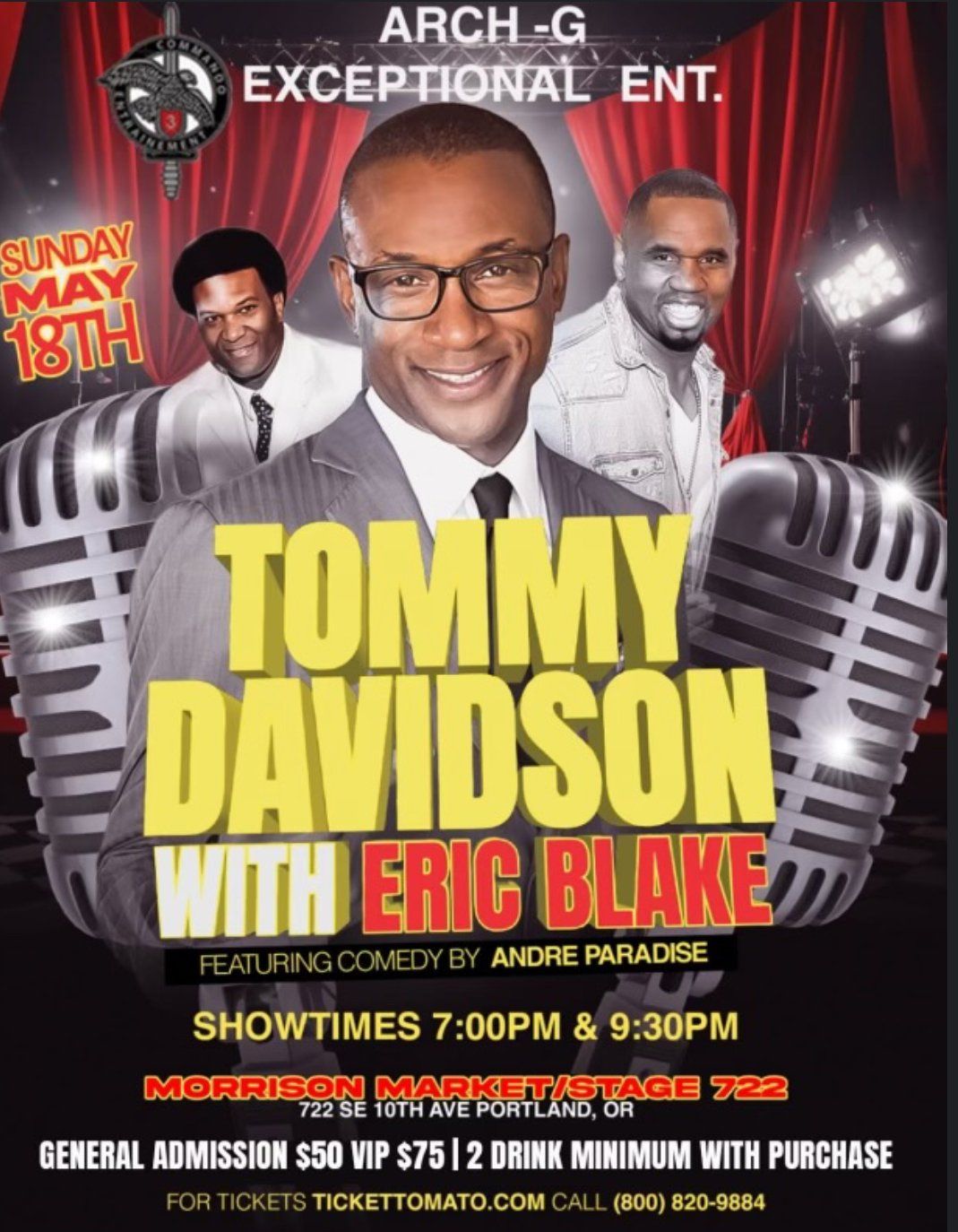 Tommy Davidson at City Winery - Atlanta