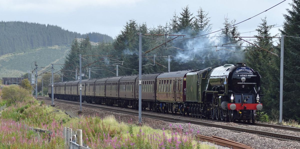 The Caledonian Express - Steam train from the West Midlands