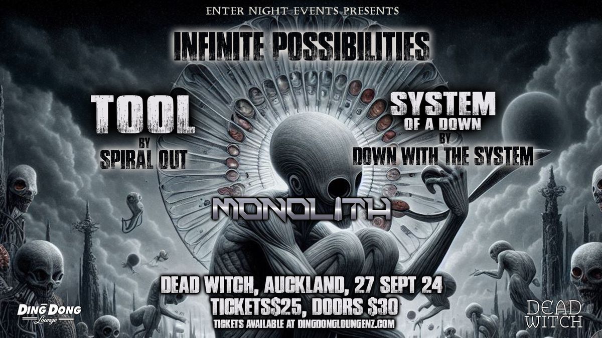 Infinite Possiblities - Auckland - Tool and System of a down Tributes