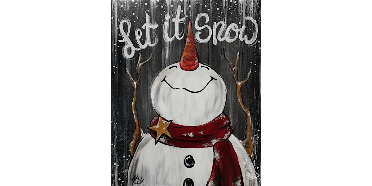 Cheerful Snowman - Paint and Sip in Houston | Classpop!\u2122