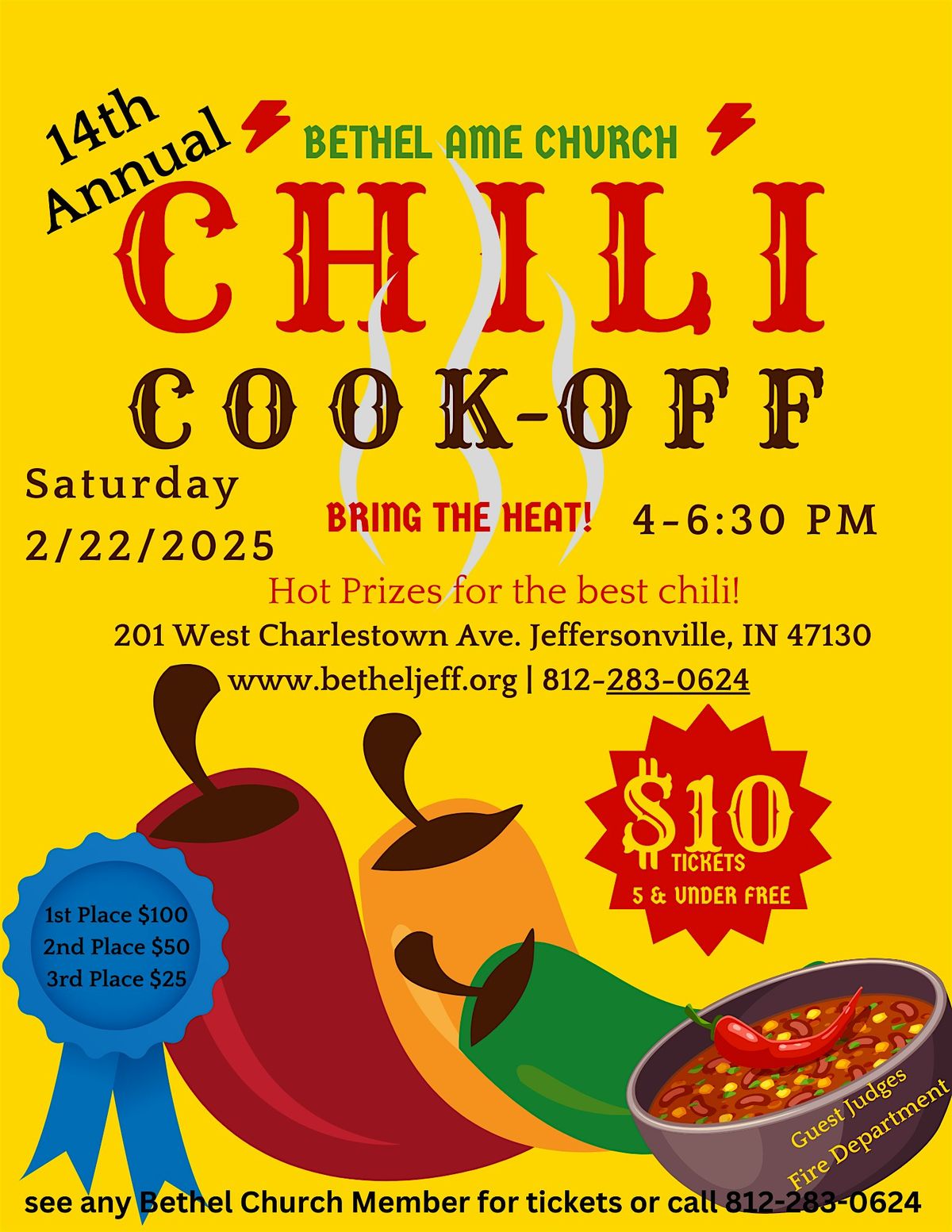 Bethel AME Church Annual Chili Cook-off