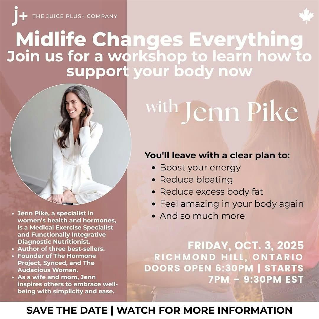 Midlife Changes Everything Workshop - With Jenn Pike