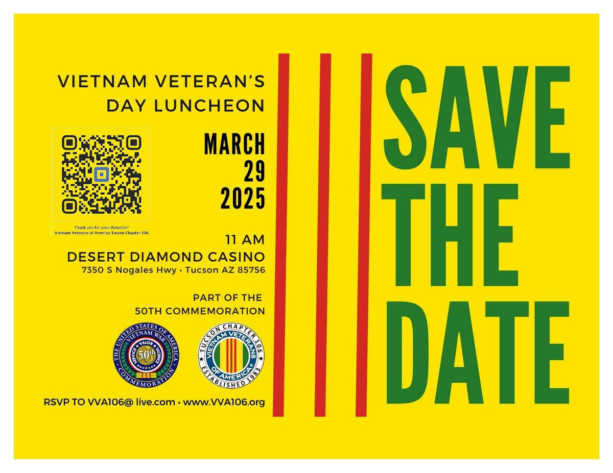 Vietnam Veterans Day 50th Commemoration Luncheon