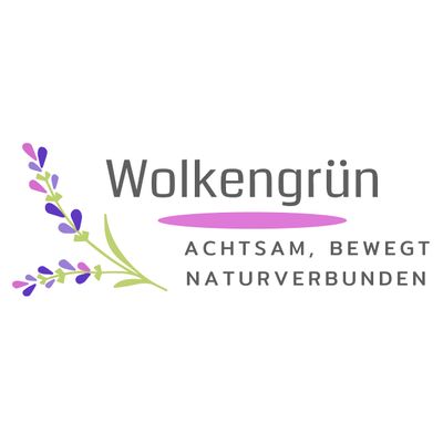 Wolkengr\u00fcn -achtsam, bewegt, naturverbunden-