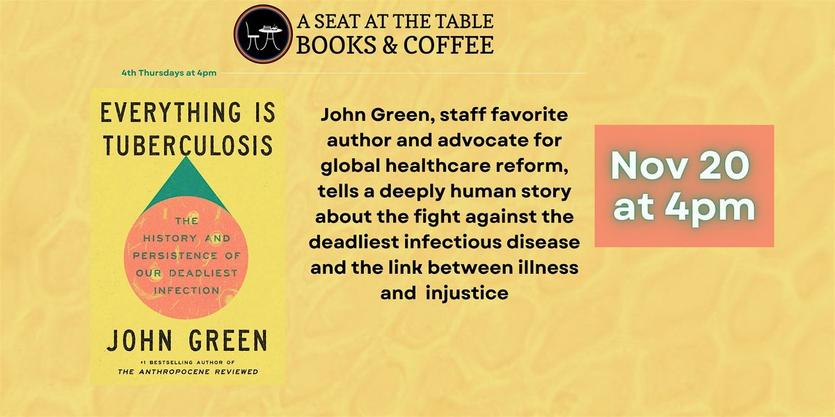 General Interest Book Club w\/ Emily: Everything is Tuberculosis