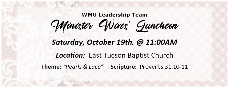 Minister Wives' Luncheon