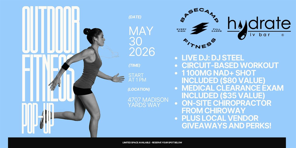 Basecamp Fitness Pop-Up Workout @ Hydrate IV Bar