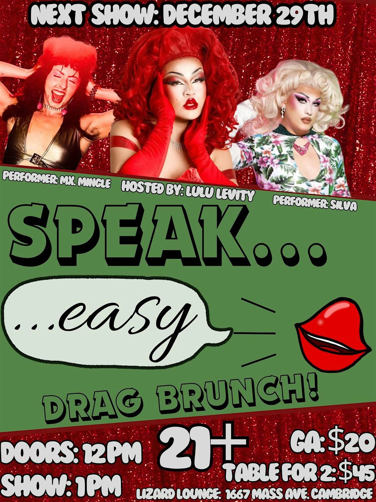 Speak Easy Drag Brunch