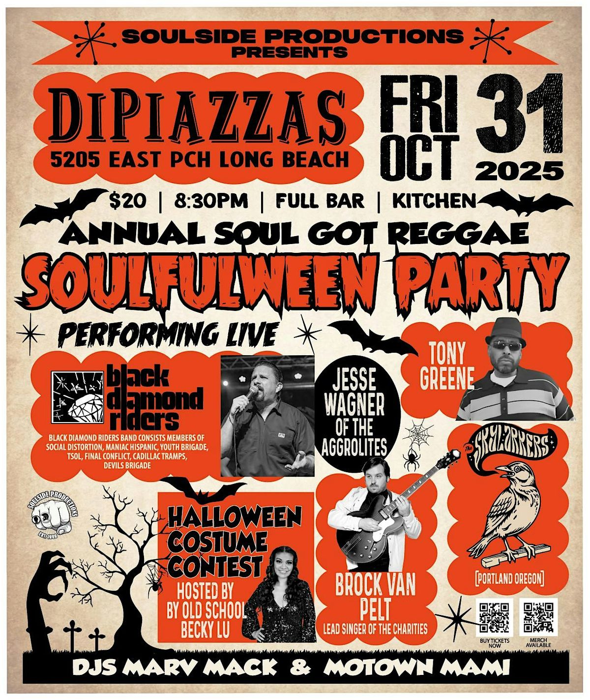 SOUL GOT REGGAE  | SOULFULWEEN PARTY | LIVE PERFORMANCES  | COSTUME CONTEST