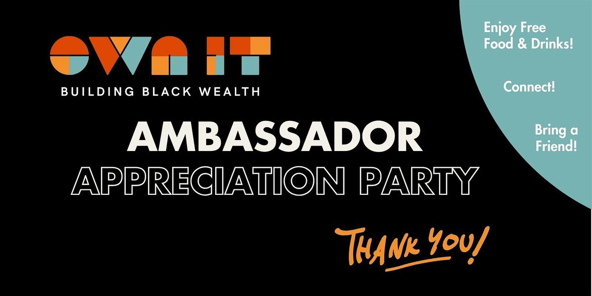 Fall Ambassador and Supporter Appreciation Party!