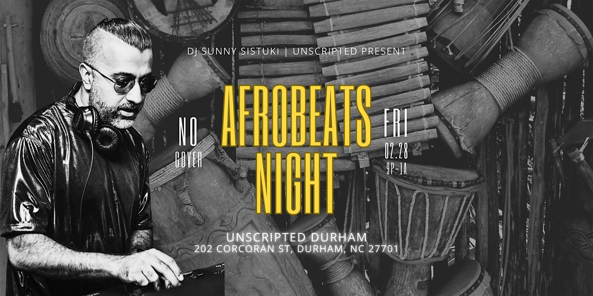 Afrobeats night - NO COVER