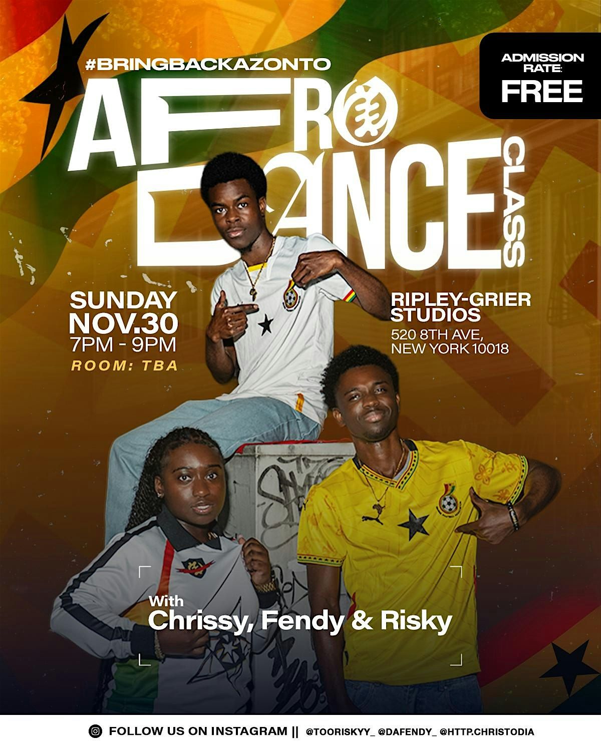 #BRINGBACKAZONTO AfroDance Class