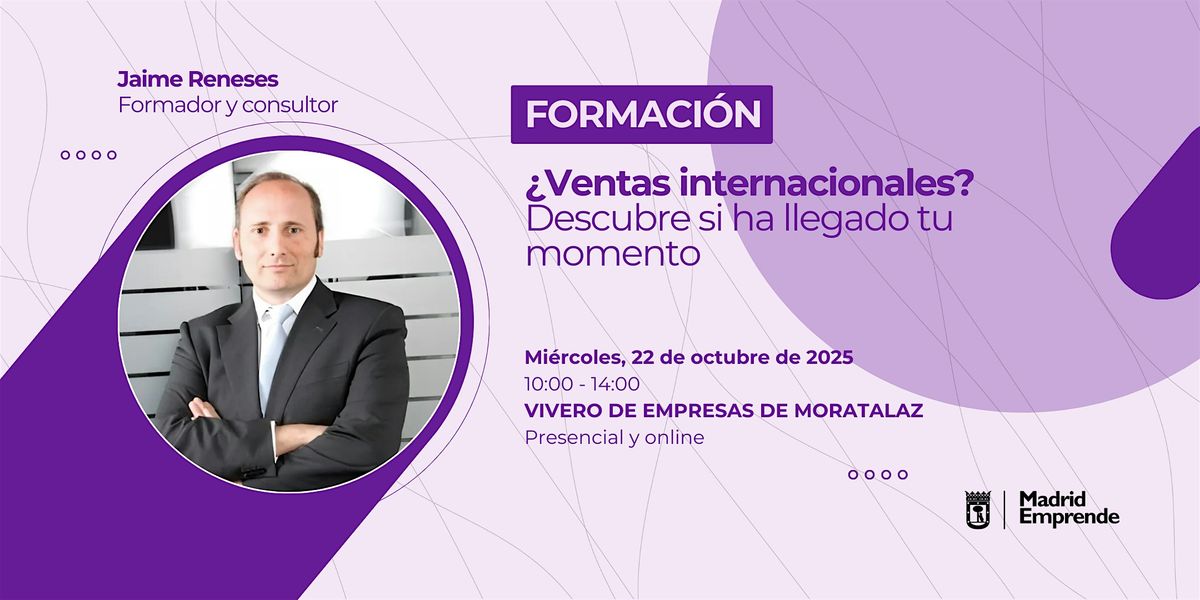 Formaci\u00f3n gratis Madrid | \u00bfEs el momento de internacionalizar tu negocio?