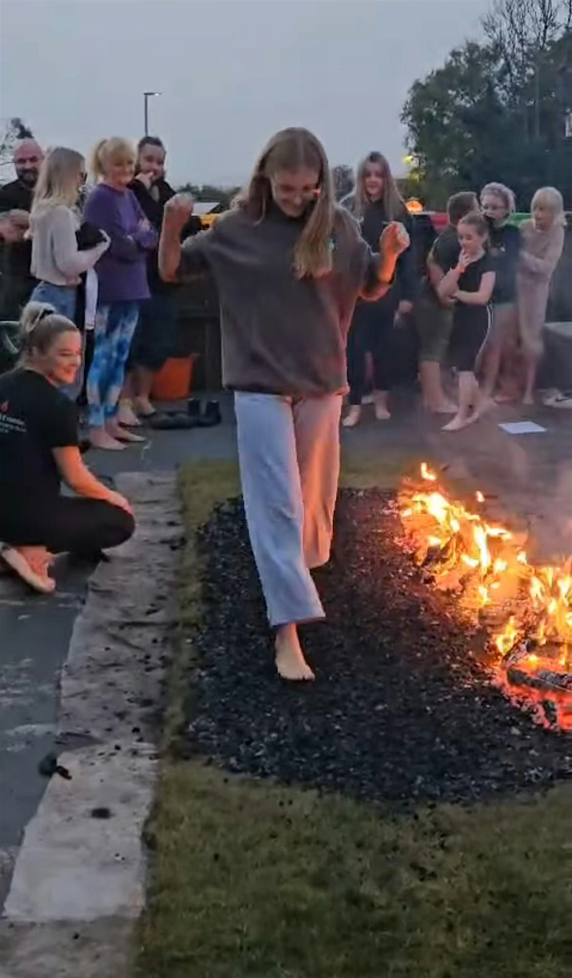 Charity firewalk 2025