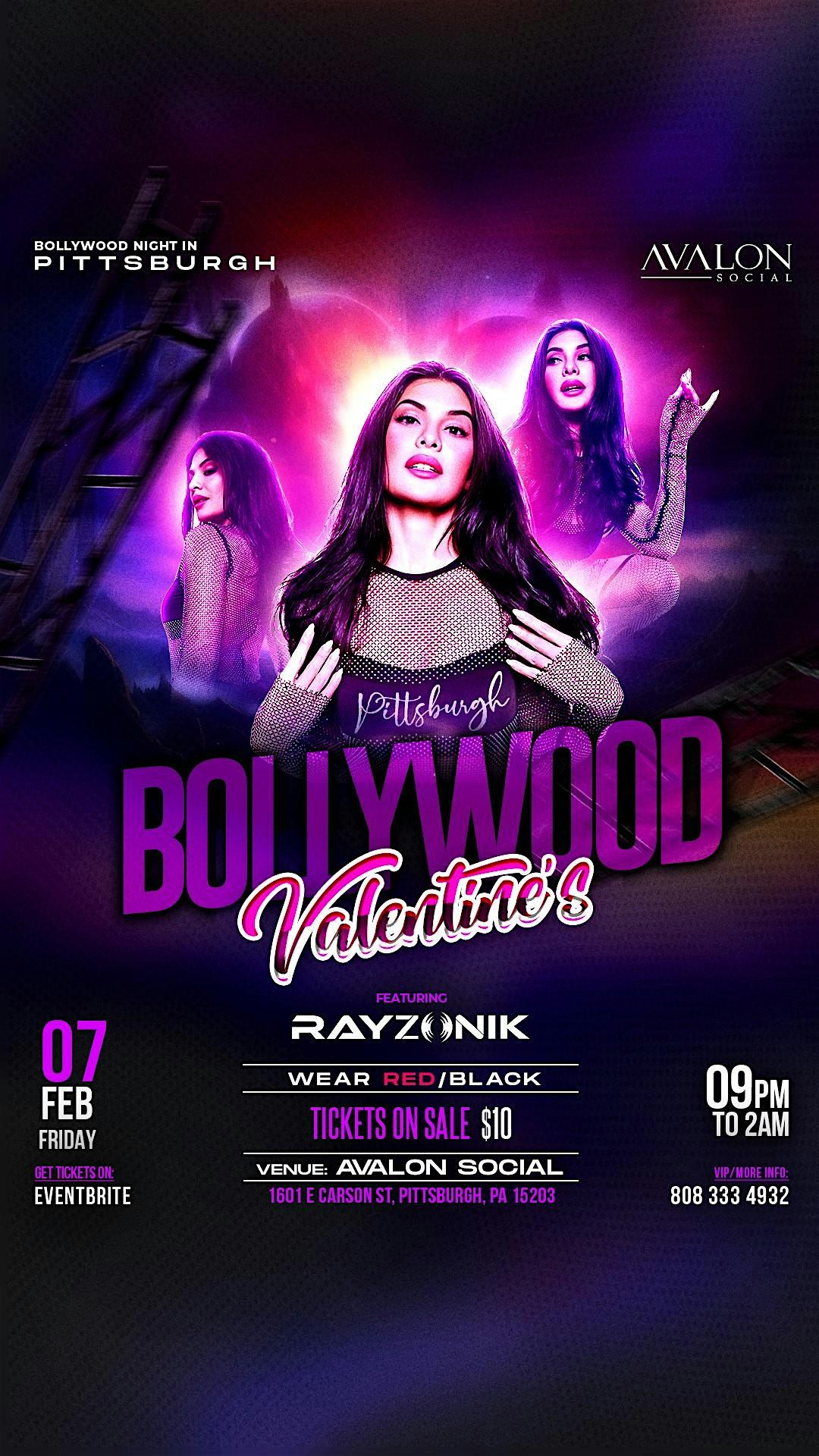 PITTSBURGH's #1 Bollywood Valentines Party @ AVALON SOCIAL