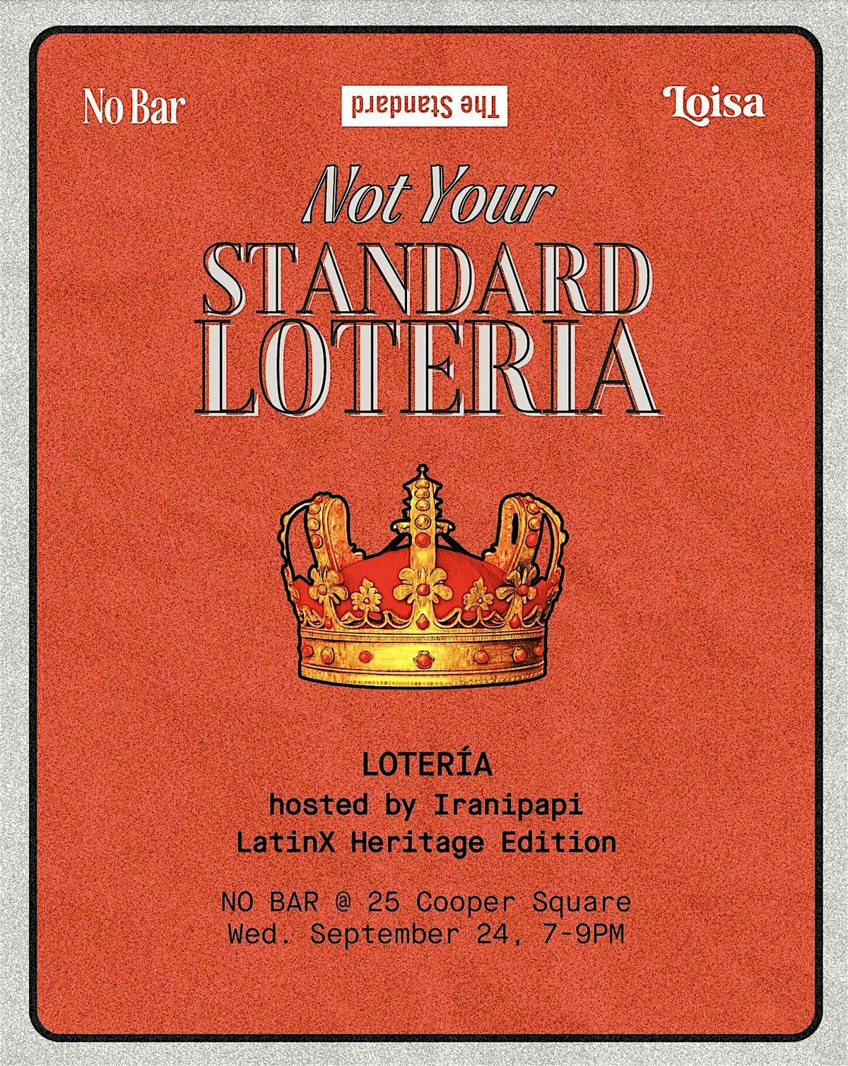 Not Your Standard Loter\u00eda Hosted by Iranipapi Sponsored by Loisa