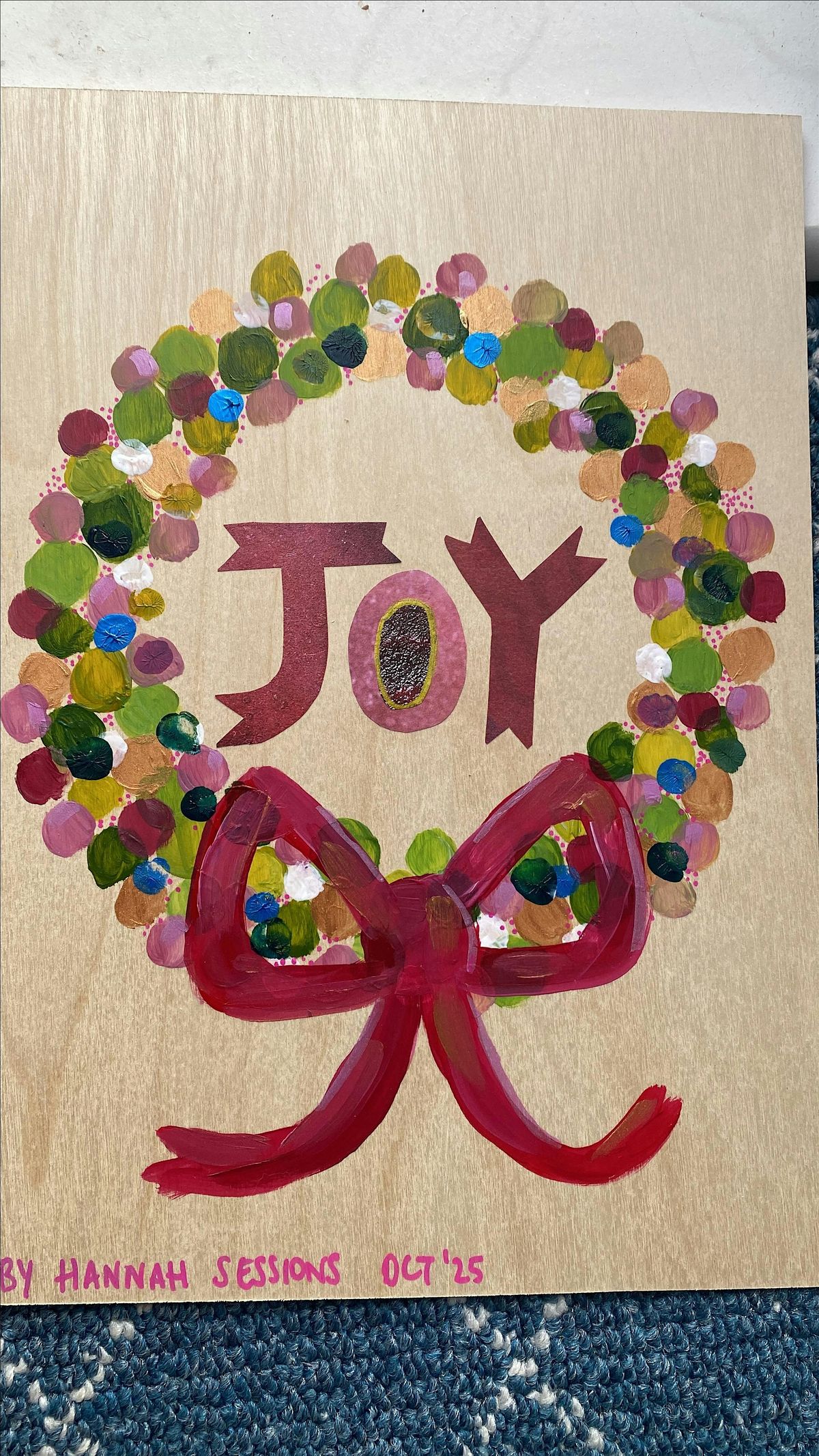 ART SESSION,  relax and create a festive wreath