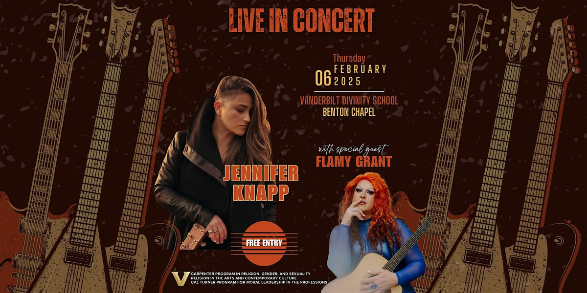 Live in Concert: Jennifer Knapp with Special Guest Flamy Grant