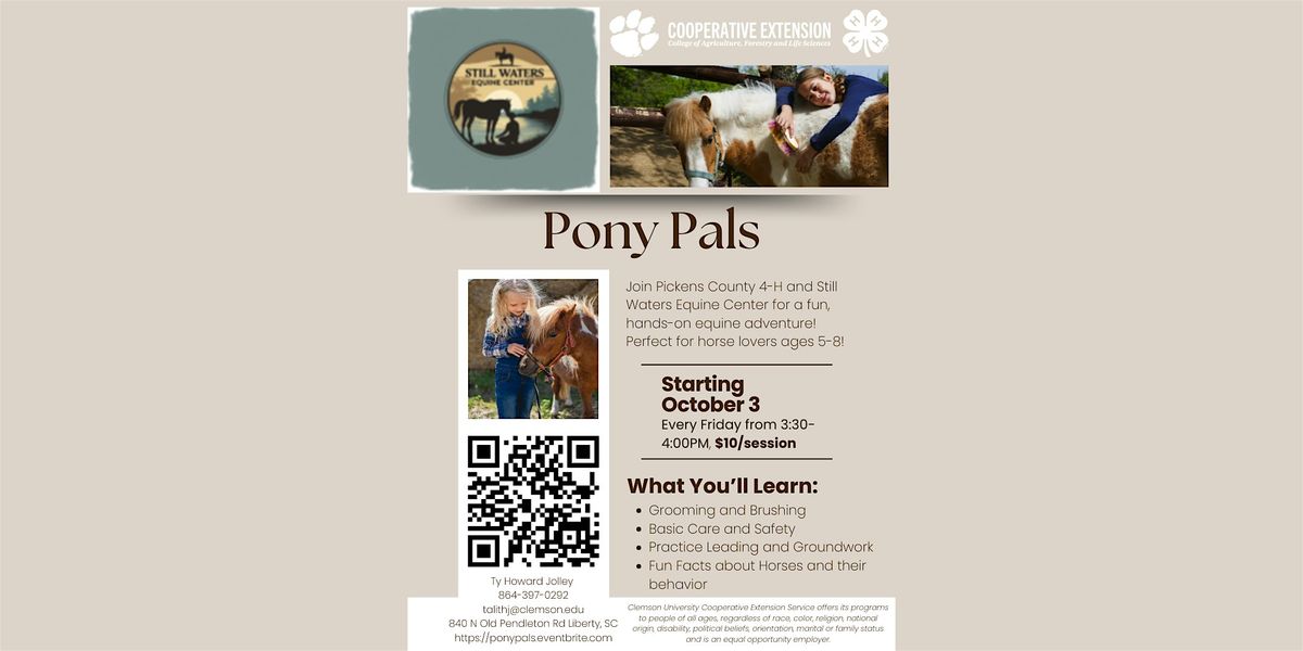 Pickens County 4-H Pony Pals 2025