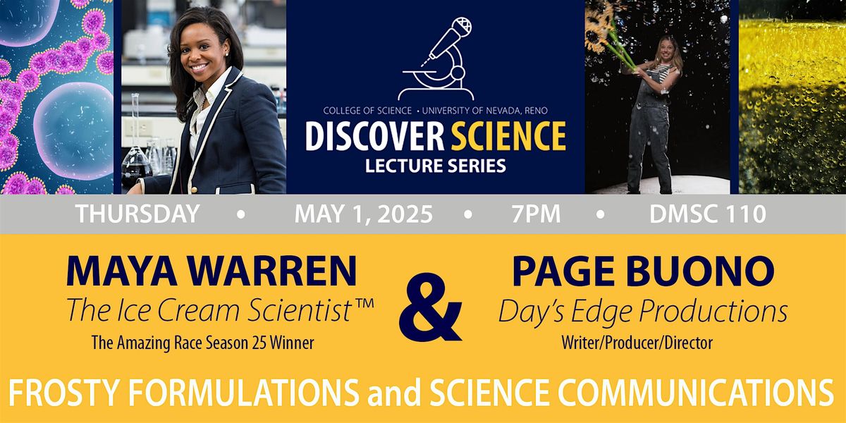 Discover Science Lecture Series presents Maya Warren and Page Buono