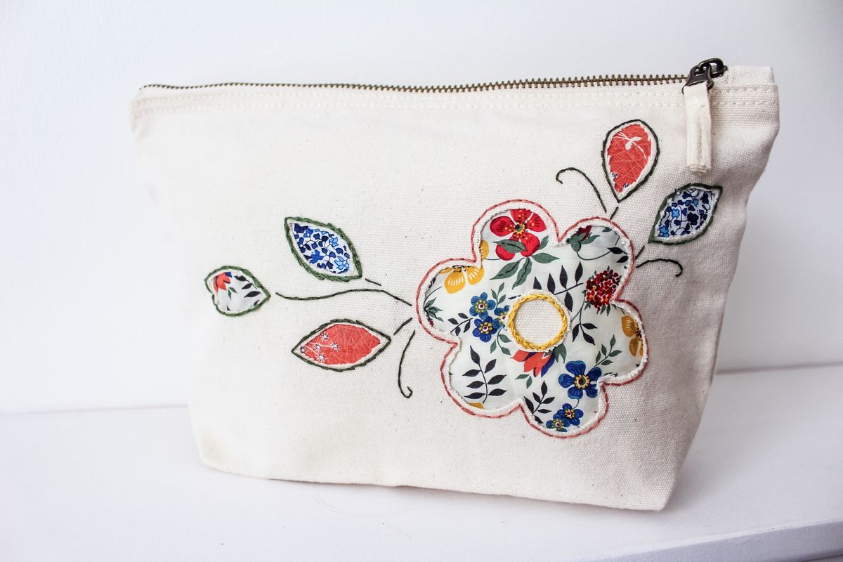 Hand Embroidery Workshop: Customise Your Own Accessory Bag