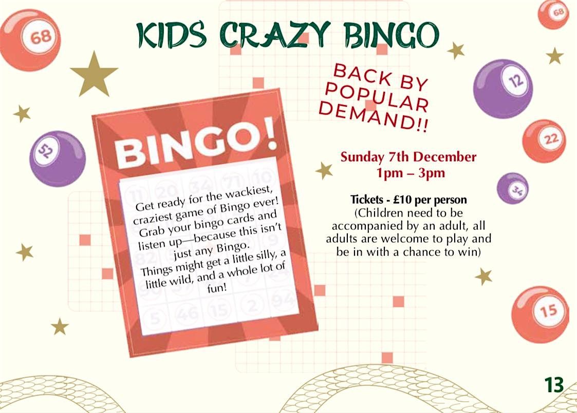 Kids Crazy Bingo!