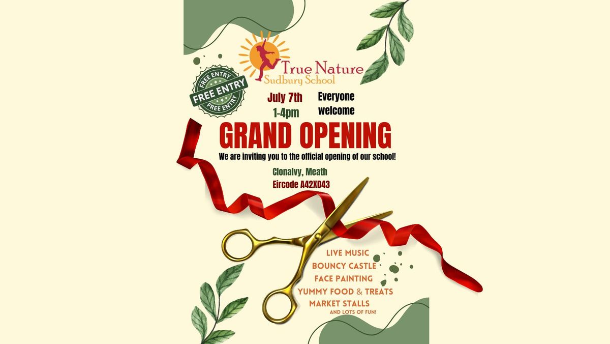True Nature Sudbury School's Grand Opening