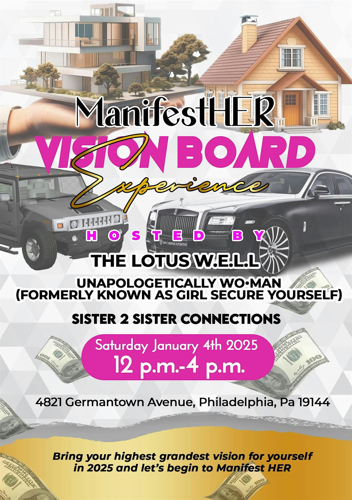 ManifestHER 2025 Vision Board Experience