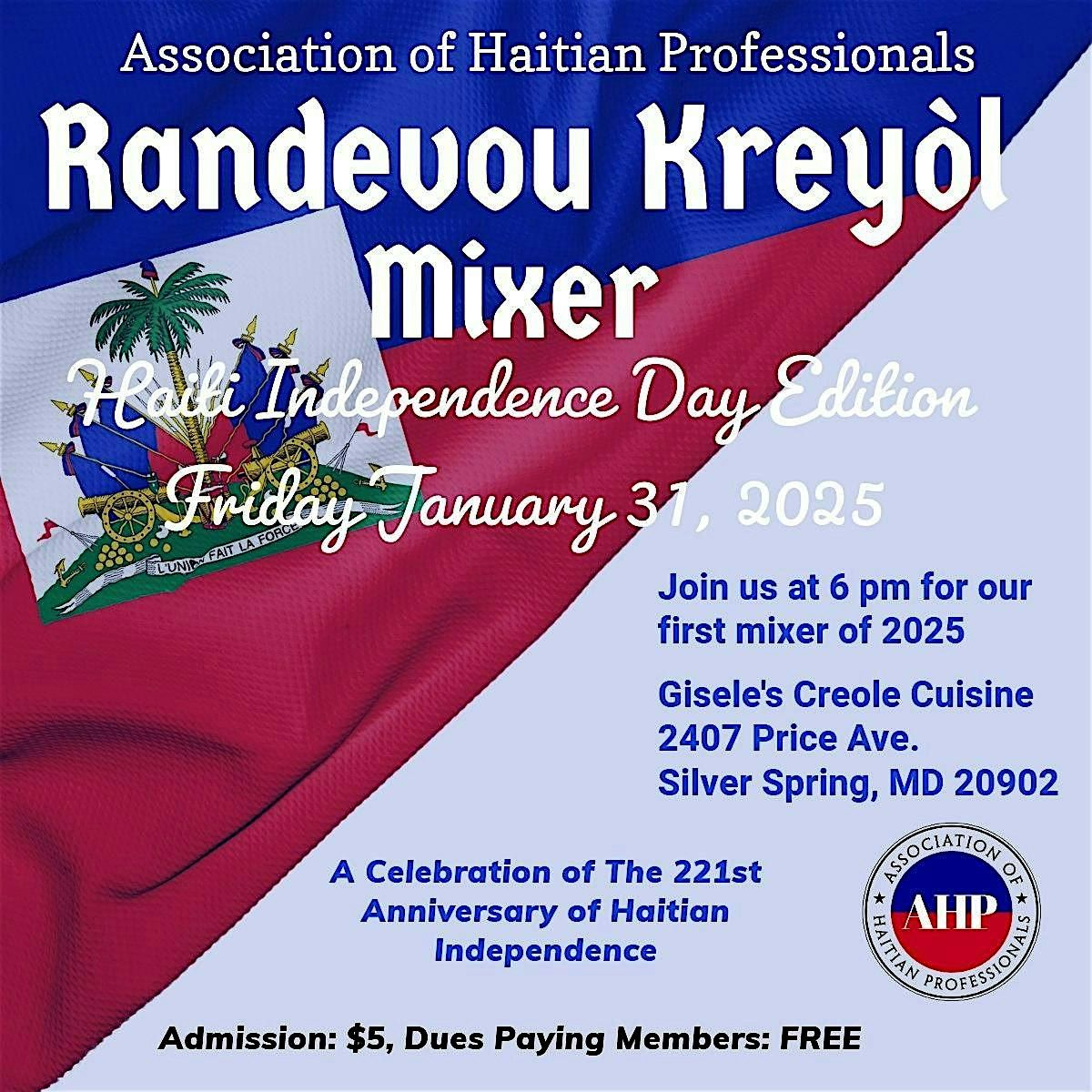 Randevou Krey\u00f2l Networking Mixer - Jan 2025