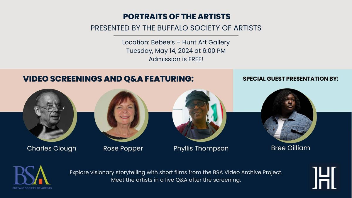 "Portraits of the Artists": Short Film Screening and Q&A