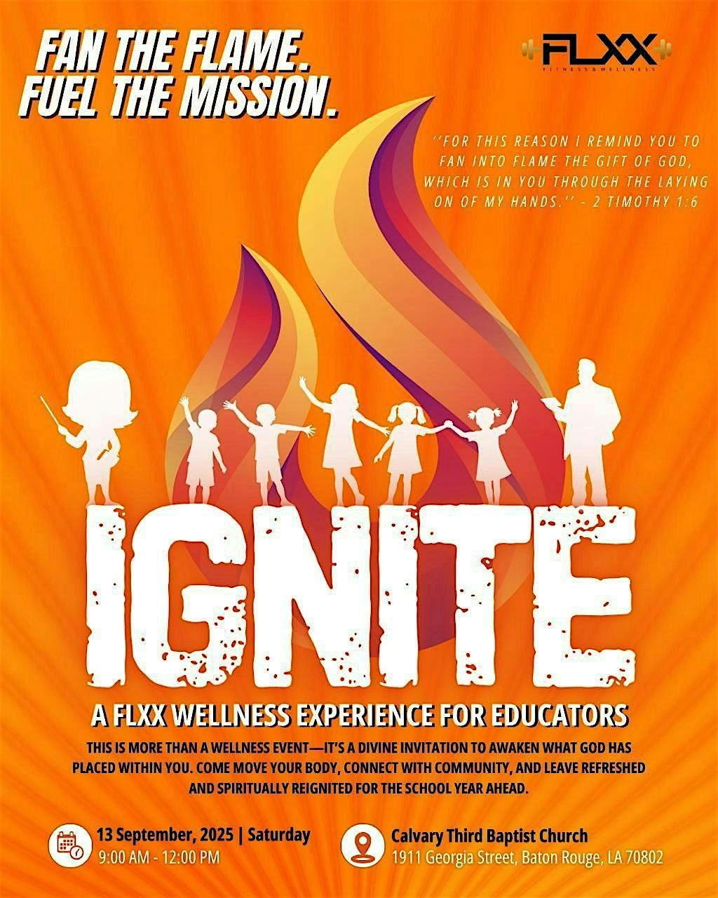 IGNITE: A FLXX WELLNESS EXPERIENCE FOR EDUCATORS