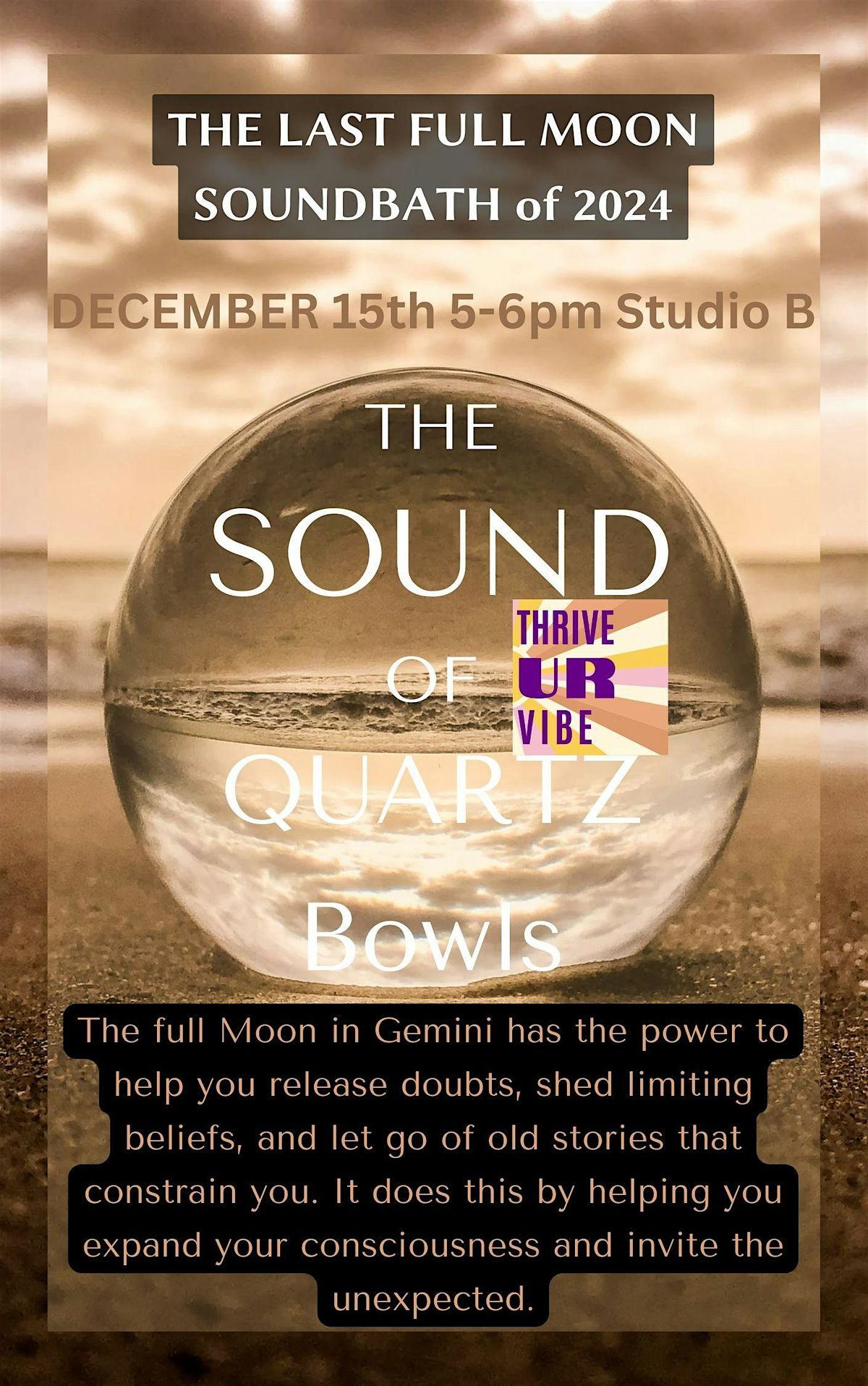 Last Full Moon in 2024 Sound Bath