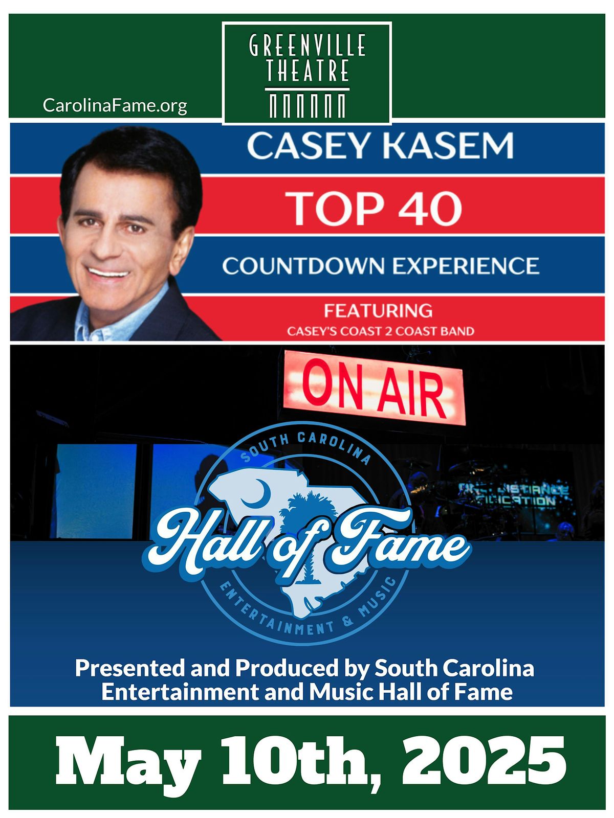 The 2025 Casey Kasem Experience, The Top 40 Countdown show.