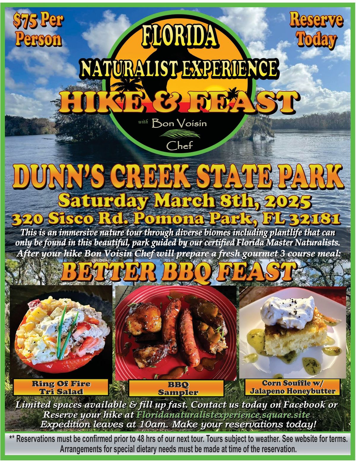 Hike and Feast at Dunns Creek State Park