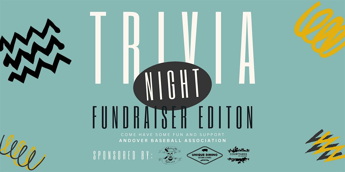 Andover Baseball Association Trivia Night Fundraiser!