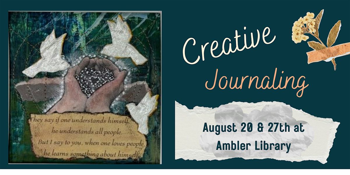Creative Art Journaling Workshop at Ambler Library