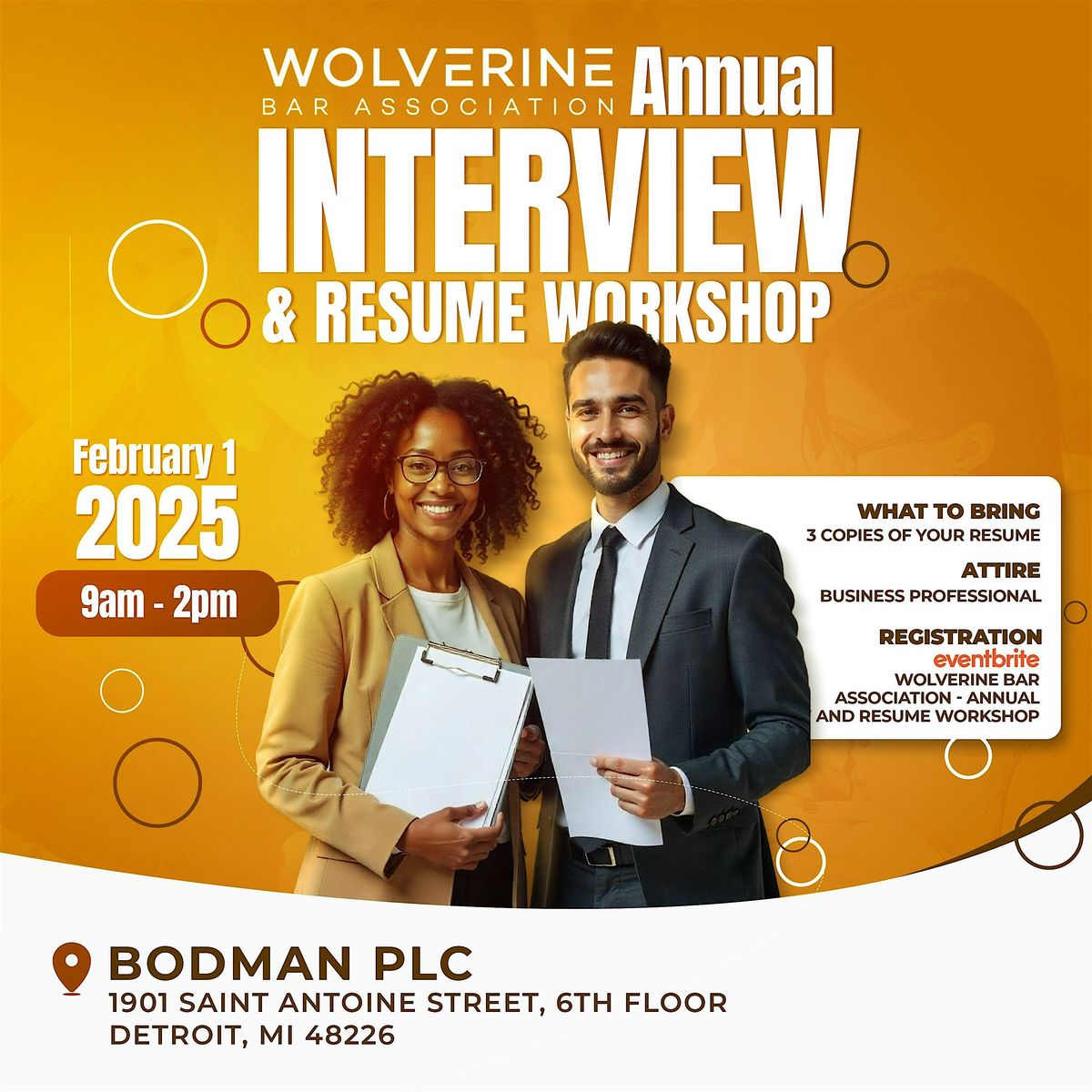 Wolverine Bar Association - Annual Interview and Resume Workshop