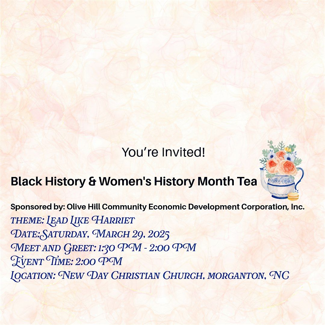 Black History & Women's History Month Tea