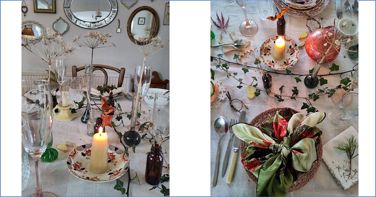 Style a 'Green' Festive Table