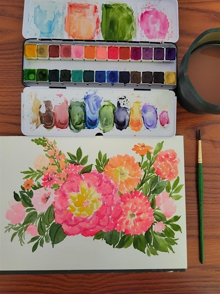 Floral Painting with Truc-Quan