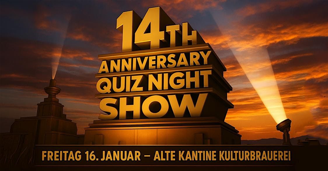Quiz Night Show - Das gro\u00dfe Jubil\u00e4ums-Quiz (Allgemeinwissen)