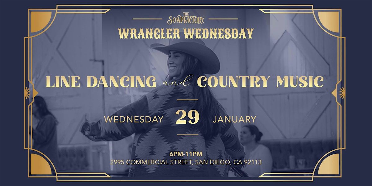 WRANGLER WEDNESDAY: LINE DANCING + COUNTRY MUSIC