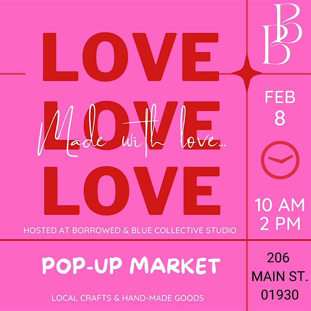 Hand-Made With Love! Pop-Up Market