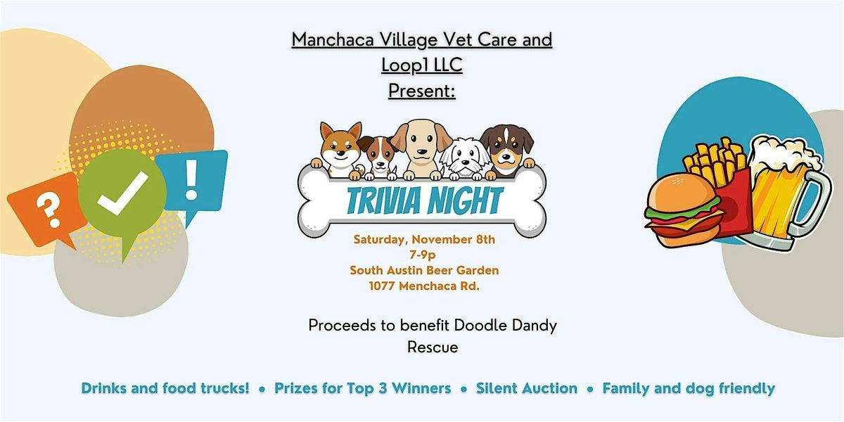 Charity Trivia Night with Doodle Dandy Rescue