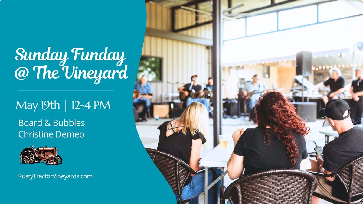 Sunday Funday @ The Vineyard with Boards & Bubbles and Christine Demeo