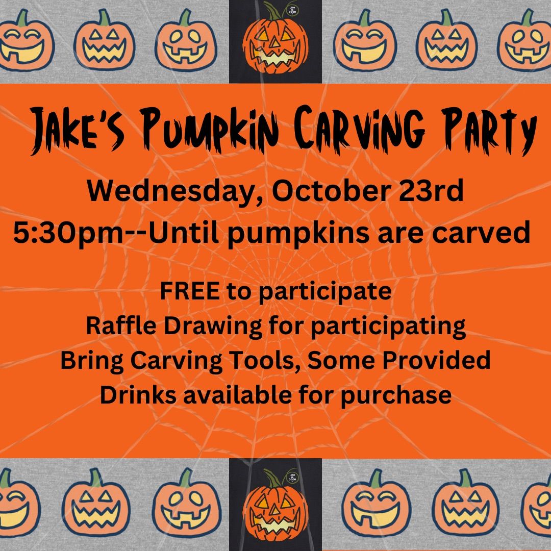 Jake\u2019s Pumpkin Carving Party