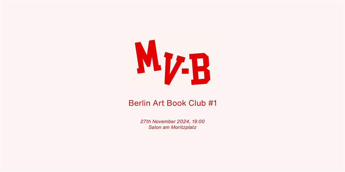 Berlin Art Book Club #1