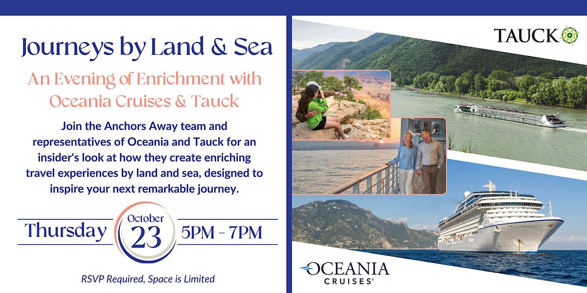 Travel talk with Oceania Cruises and Tauck