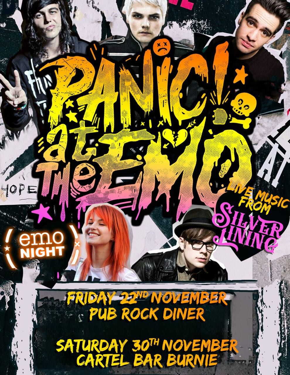 Panic! at the Emo - An Emo Tribute Night with Silver Lining 