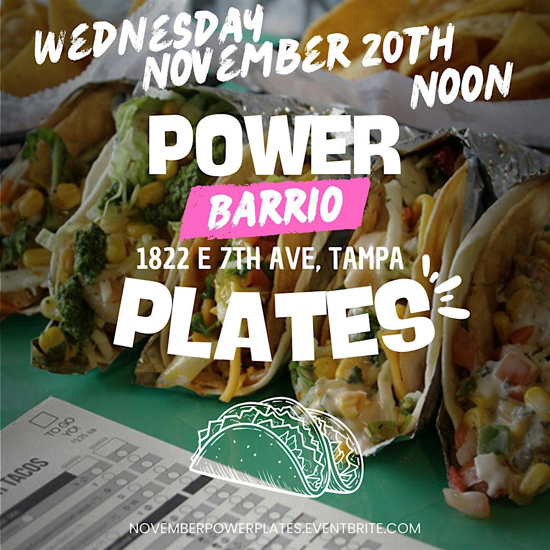 November Power Plates Lunch